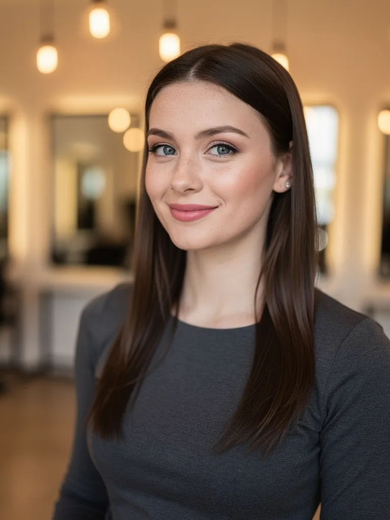 Rich Dark Brown Classic Long Layers